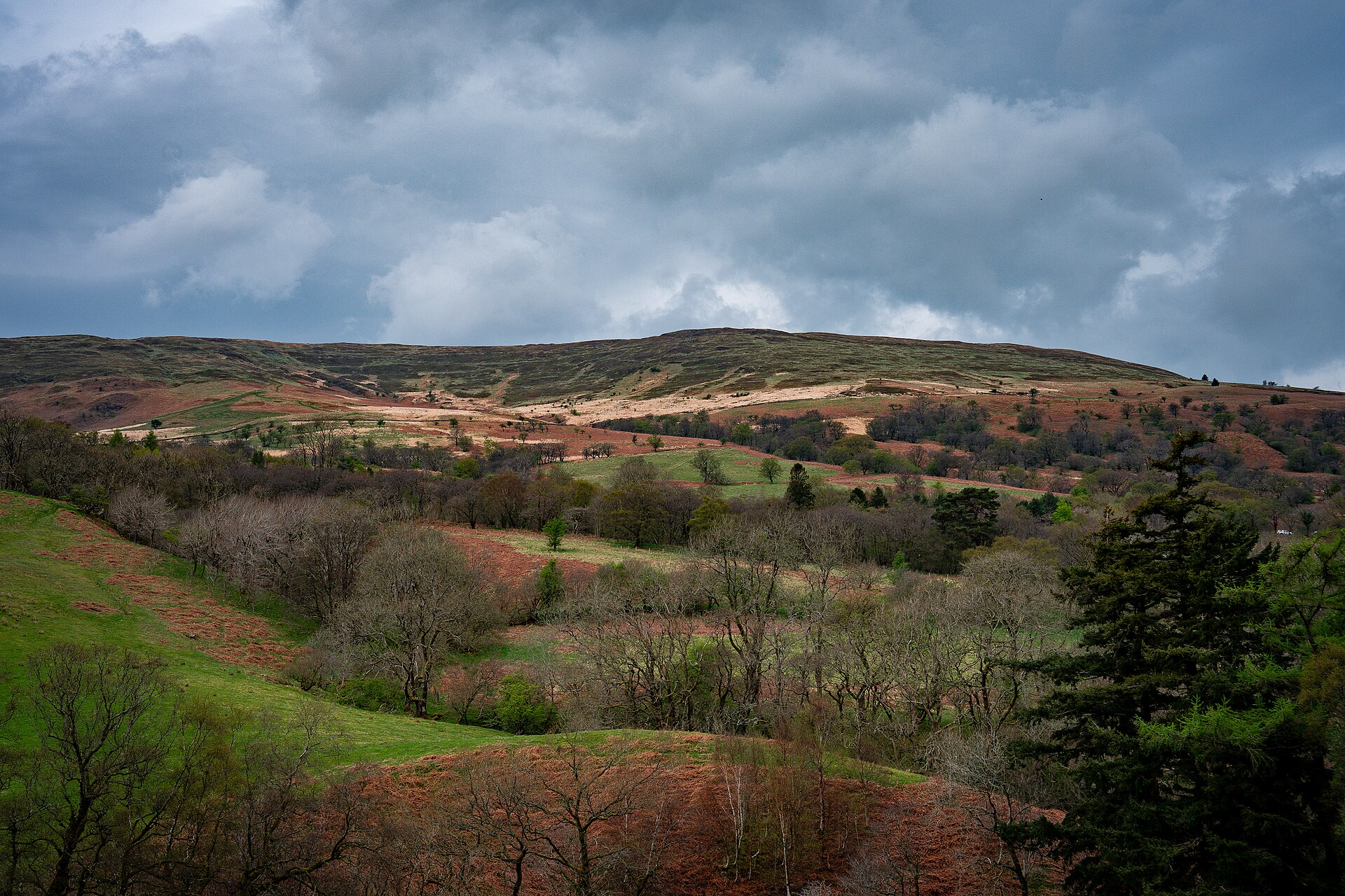 Brecon Beacons rolling hills