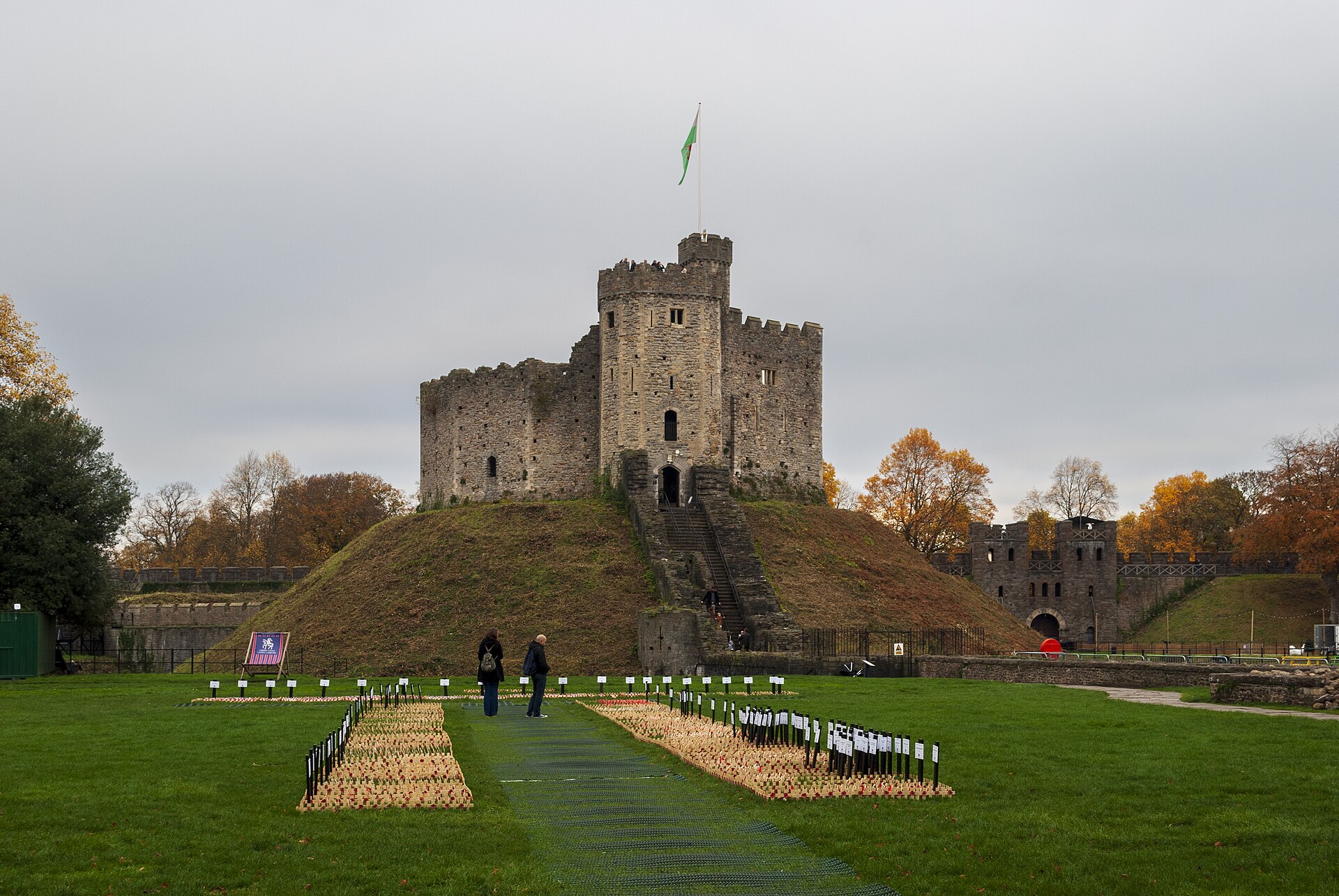 Norman castle keep Wales
