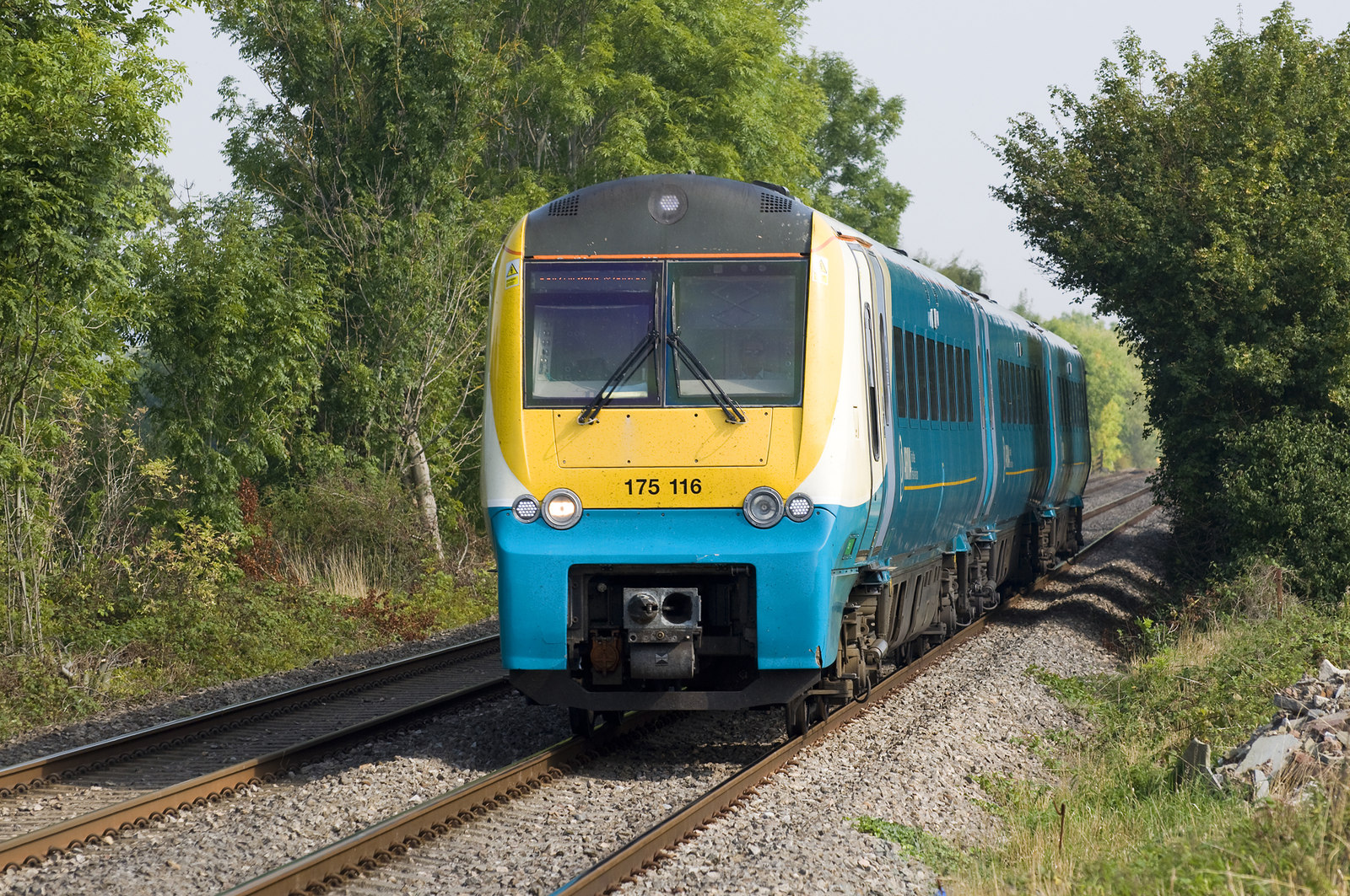 train Marches line countryside